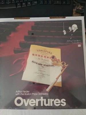 BOSTON POPS "OVERTURES" ARTHUR FIEDLER 3 LP PREMIUM QUALITY SEALED LP MINT - Image 1 of 2