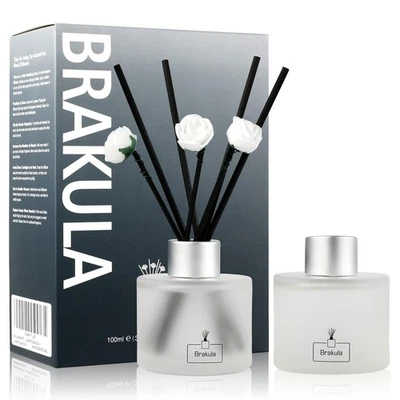 2 Pack Reed Diffuser Set, Fresh Linen Scented, Home Fragrance with 14 Sticks ... - Image 1 of 4