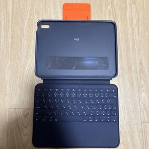 Logitech Japanese Keyboard Case Dark Blue Folio Cover Protective For Ipad Model - Picture 1 of 7