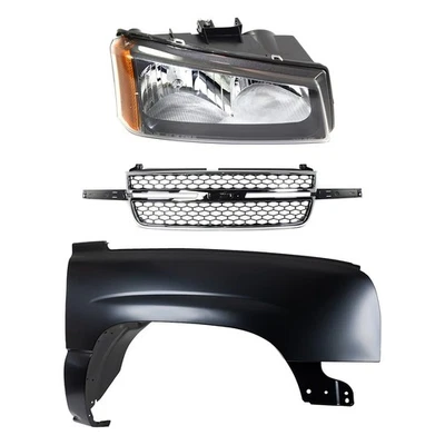 Fender Kit For 2003-2006 Chevrolet Silverado 1500 Front Right Side CAPA US Built - Image 1 of 4