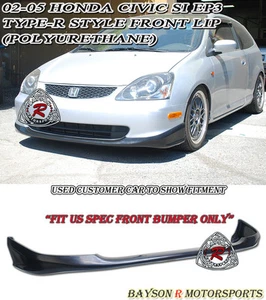Fits 02-05 Honda Civic 3dr Si EP3 TR-Style Front Lip (Urethane) - Picture 1 of 5