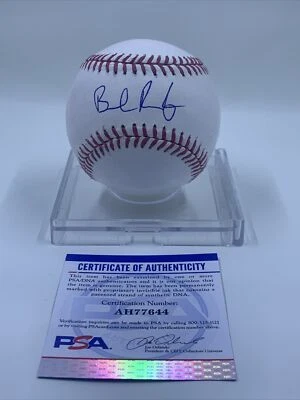 Brendan Rodgers Signed ROMLB Baseball PSA/DNA Colorado Rockies - Image 1 of 2