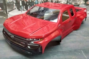 Z71 Trail Boss 2019 carrocería de radiocontrol pintada personalizada 1/10 recorrido corto WB330 mm/barra, SC10 - Imagen 1 de 3
