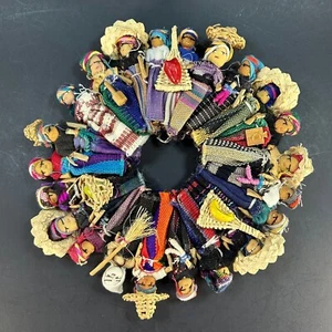 Muñeca corona de amistad arte popular mexicano amigos c.1988 - Imagen 1 de 9