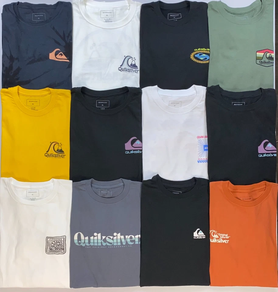 Camisa de algodón manga larga calce regular Quiksilver para hombre NUEVA Foto 1 de 1