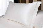 New Silk Satin Sheets Solid Queen Standard Pillow Case Bedding Pillowcase Smooth