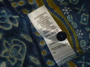 ST.MICHAELfromM&S FrontButtoningLongIndigoBreathableCottonMixSize12NWoT - Picture 1 of 5
