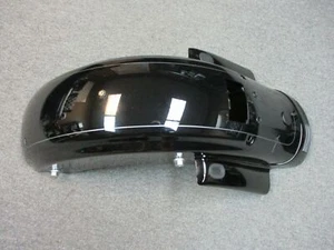 Harley Davidson FLTR FLHX  Rear Fender Vivid Black Silver Stripes 59500185DBX - Picture 1 of 10
