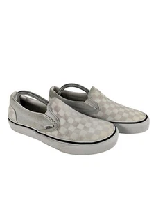 Vans Classic Slip-On Checkerboard Shoes Women's Size US 6.5 Grey Casual Comfort - Bild 1 von 8