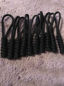 Zip Pulls Paracord550 10x PACK Suitcase Backpack Bag UK MADE UK SELLER FAST&FREE