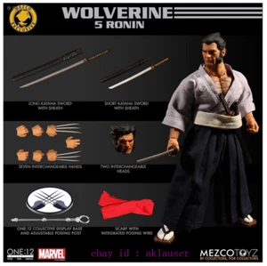 Mezco Toyz 1/12 Marvel Wolverine 5 Ronin Action Figure Toy Model In Stock - Picture 1 of 12