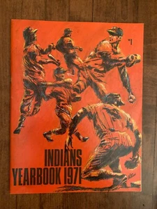1971 Cleveland Indians Yearbook - RARE & VINTAGE MLB SOUVENIR ! - Picture 1 of 2