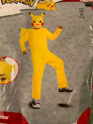 🎁 Disfraz Clásico Infantil Pokemon Pikachu M 7/8 🆕 Foto 1 de 3