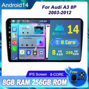 Android 14 GPS Für Audi A3 S3 RS3 8P 8V Autoradio CarPlay DAB Navi DSP 8GB+256GB - Bild 1 von 17