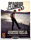 BRANDON FLOWERS "FLAMINGO ROAD TOUR" 2010 PORTLAND CONCERT POSTER - The Killers