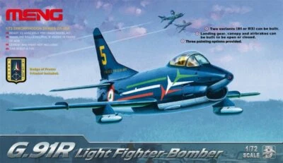 Meng Fiat g 91 R1 R3 Frecce Tricolori  1/72 AMI Luftwaffe USA  New nuovo - Immagine 1 di 2