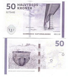 Denmark - 50 Kroner 2011 UNC P. 65d Jensen and Sørensen Lemberg-Zp - Picture 1 of 1