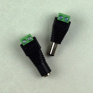 10pair 2.1 x 5.5mm DC Power Plug Male Female Jack Connector Adapter CCTV Video - Picture 1 of 4