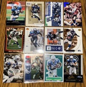 Ricky Watters 12 Card Lot Upper Deck Topps Heritage Prestige Fleer Game Time - Picture 1 of 4