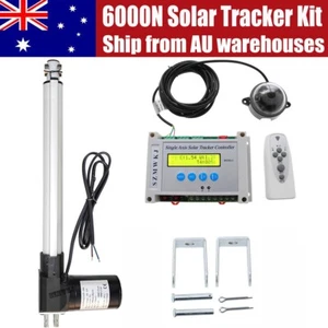12V Single Axis Solar Tracking Tracker &6000N 16" DC Linear Actuator &Controller - Picture 1 of 12