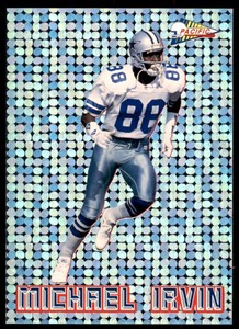 1993 Pacific Michael Irvin #8 Silver Prism Circular