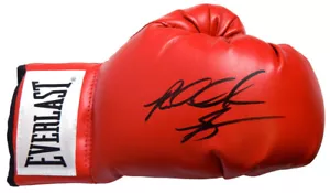 Guante de boxeo rojo firmado Everlast RIDDICK BOWE - SCHWARTZ - Imagen 1 de 1