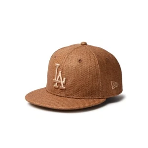 New Era Youth 9FIFTY MLB Los Angeles Dodgers Paper Khaki Snapback 14391993 - Picture 1 of 8