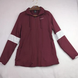 Nike Dri-fit Men's Running Jacket Hideaway Hood Vented Size Large - Picture 1 of 11