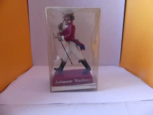 VINTAGE FIGURINE PUBLICITAIRE WHISKY JOHNNIE WALKER + BOITE RARE - Foto 1 di 3