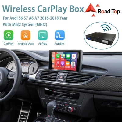 UP Wireless Carplay Android Auto Retrofit Kits For Audi A6 A7 S6 2016-2018 MIB2 - Image 1 of 4