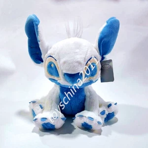 NEW Disney Lilo & Stitch Winter White Stitch Plush Toy Gift Rare 30cm - Picture 1 of 2