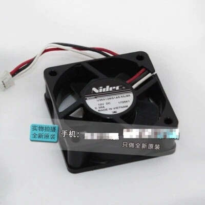 Nidec U35X12MS1A5-53J65 12V 0.05A 3510 3-wire silent cooling fan - Image 1 of 3