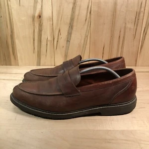 Allen Edmonds Fairmont Penny Loafers Shoes Men's 13 B Slip On 0991 Brown Leather - Picture 1 of 11