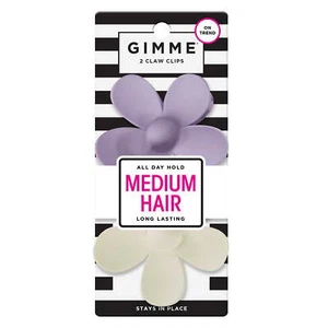 Gimme Daisy Claw Clip, Purple White, 2 Ct - Picture 1 of 4