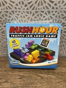 ThinkFun Rush Hour Logic Puzzle Game Travel Challenge Traffic Jam Cars Stem 8+ - Picture 1 of 2