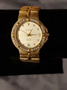 Croton Diamond Dial 3ATM Watch - Picture 1 of 5
