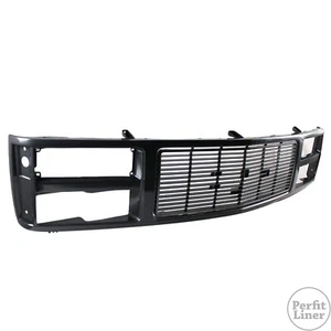Front Black Grille Replacement For 88-93 GMC C/K 1500 2500 3500 Pickup Truck New - Picture 1 of 7