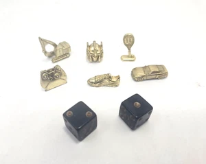 Juego de Mesa Monopoly Empire Oro Piezas de Repuesto Movers Fichas Dados 2015 - Imagen 1 de 3