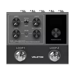 Valeton Dual Track Stereo Looper für Gitarre Bass Keyboard Vocals Multieffekte D - Bild 1 von 7