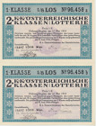 2 K K österreichische Klassen Lotterie 1914 1 Klasse (Stockerau)