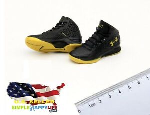 1/6 male sneakers basketball Black shoes 12" phicen enterbay Kobe hot toys ❶USA❶