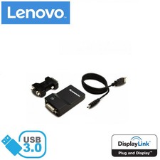 Genuine Lenovo USB 3.0 to VGA/DVI Multi Display Adapter /DisplayLink Technology