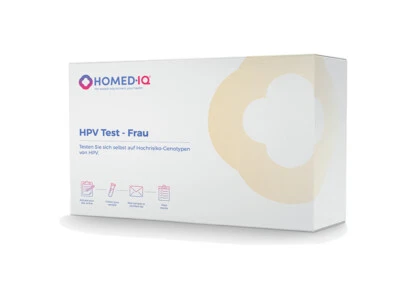HOMED-IQ HPV Test Frau (Humane Papillomviren, Feigwarzen, HPV Virus Test)