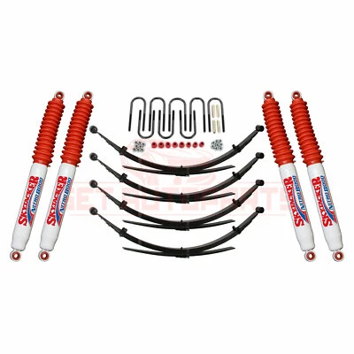 Sistema de elevación de suspensión Skyjacker de 4" con amortiguadores nitro para Chevrolet K10 1975-86 Foto 1 de 2