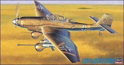 HASEGAWA 1/48 Junkers Ju87G STUKA Luftwaffe Anti Tank Attacker JT54 Model Kit - Immagine 1 di 4