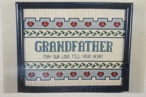 Happy Things Grandfather, Kit Completo/Sellado-Punto de Cruz, 8" x 10" - Imagen 1 de 3