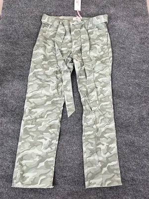 Chino camuflado todos los días Vineyard Vines para mujer nuevo con etiquetas. Pantalón Utility Sage Olive Talla 4 Foto 1 de 4
