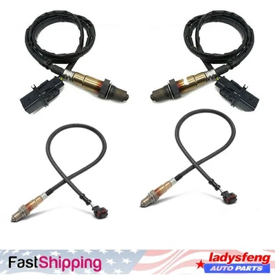 4X Up+Downstream Oxygen Sensors for Porsche Cayman 2.7L 2007 2008 3.4L 2006-2008 - Image 1 of 4