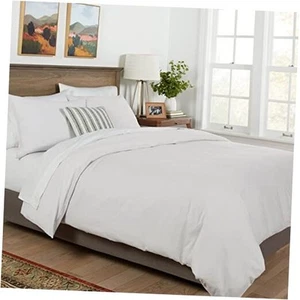 /Full Duvet Cover, 600 Thread Count Sateen 3Pc Egyptian Cotton Queen 03. Silver - Picture 1 of 7