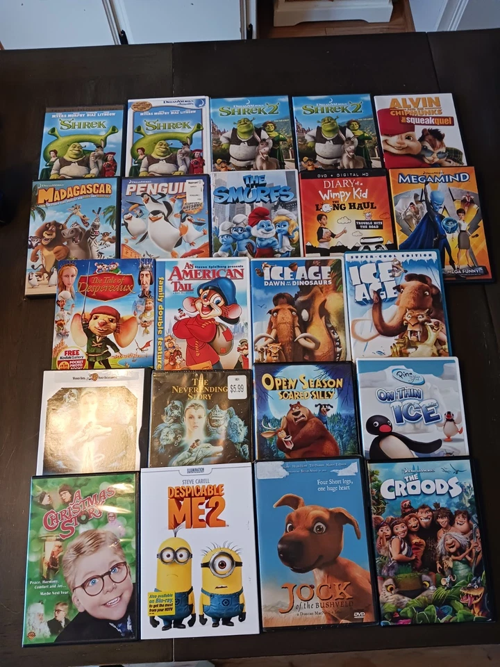Assorted Kids/Family DVDs Your Choice Shrek, Megamind, Jock, Neverending Story… - Image 1 of 1